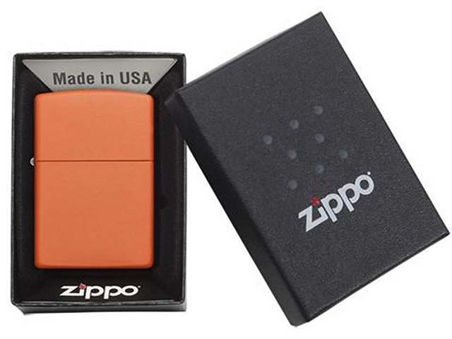 Зажигалка ZIPPO Classic с покрытием Orange Matte thumbnail