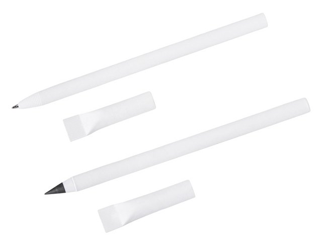 Подарочный набор «Recycled Duo» c шариковой ручкой и вечным карандашом из переработанной бумаги thumbnail