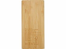 Портативное зарядное устройство «Tulda» из бамбука, 10000 mAh