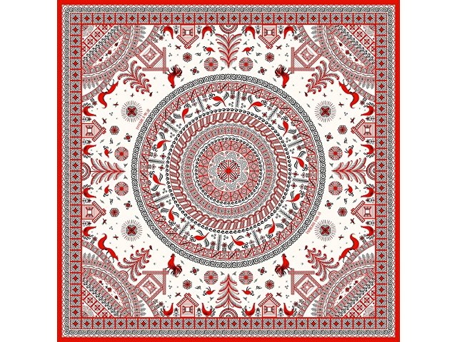 Платок «Мезенская роспись»