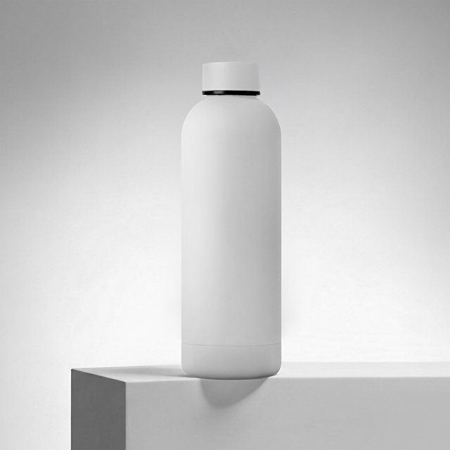 Вакуумная термобутылка с медной изоляцией «Cask», soft-touch, 500 мл