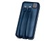 Внешний аккумулятор со встроенными кабелями «Фрэйм Про», быстрая зарядка, 20000мач, тёмно-синий