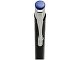 Ручка металлическая шариковая «Moneta» с цветной кнопкой, черный/синий