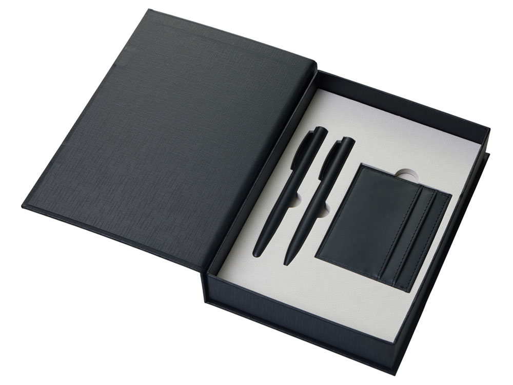 Подарочный набор «Goethe» с блокнотом А5, 2-мя ручками и картхолдером фото 6 Подарочный набор «Goethe» с блокнотом А5, 2-мя ручками и картхолдером фото 6