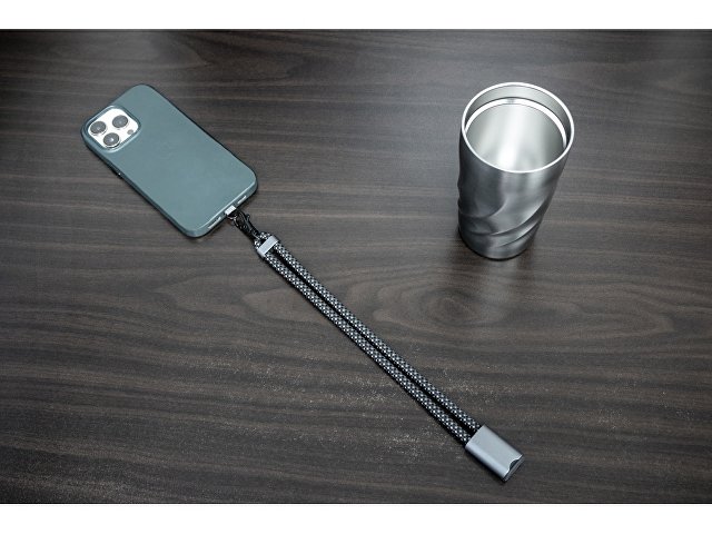 Ремешок-держатель для телефона с зарядным кабелем USB-C - USB-C «Lany Wristband Charge Eco»