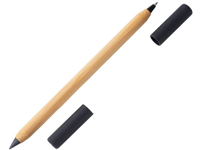 Вечный карандаш и ручка из бамбука «Black bamboo» thumbnail