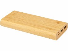 Портативное зарядное устройство «Tulda» из бамбука, 10000 mAh