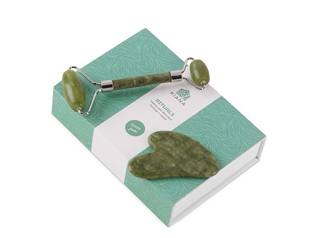 Подарочный набор роллер и гуаша из нефрита «Rituals» thumbnail