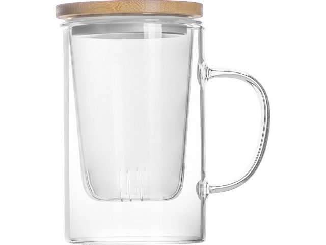 Стеклянная кружка с заварочной емкостью «Milfoil» thumbnail