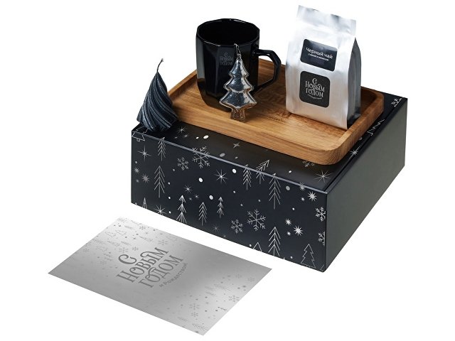 Подарочный набор «Re:Hearth»  с кружкой, подносом, свечой и чаем thumbnail