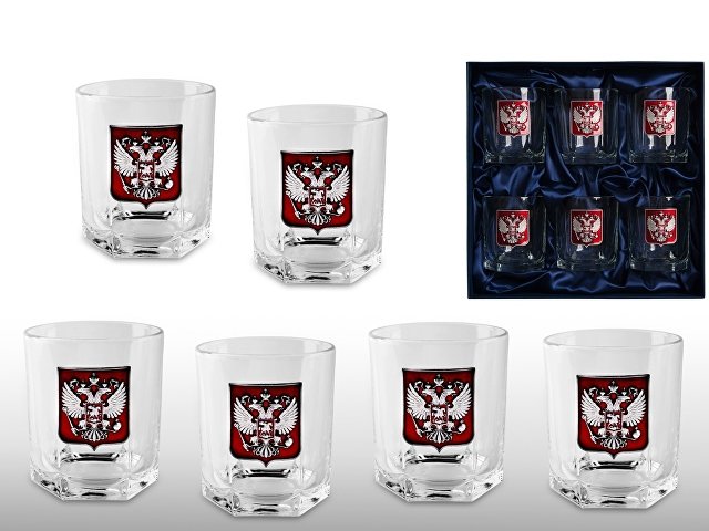 Набор стаканов для виски «Российский стиль» (арт. 6171)