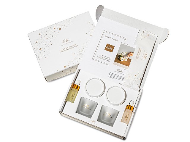 Набор для создания 2-х ароматических свечей: имбирный пряник, рождественская елка thumbnail