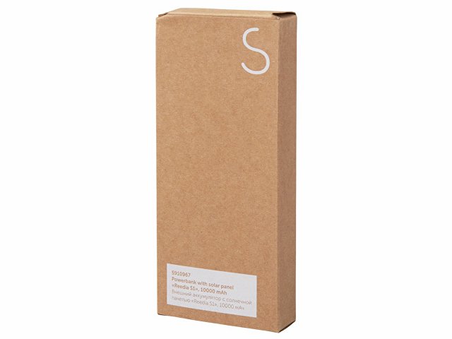 Внешний аккумулятор с подсветкой лого и солнечной панелью «Reedia S1», 10000 mAh thumbnail