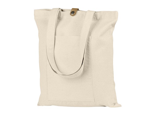 Cумка «Clip» из хлопка 340 г/м2 с застежкой из экокожи thumbnail