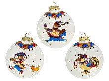 Набор новогодникх шаров, 3 шт