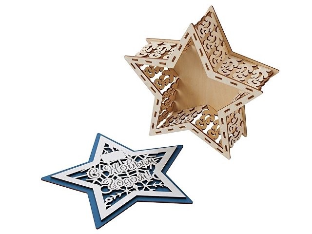 Шкатулка из фанеры в виде звезды «Asteris» thumbnail