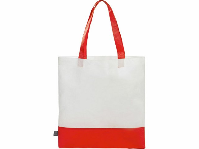 Сумка-шоппер двухцветная Reviver из нетканого переработанного материала RPET thumbnail