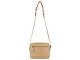 Сумка кросс-боди женская BUGATTI Elsa, песочного цвета, воловья кожа/полиэстер, 19х5,5х14 см
