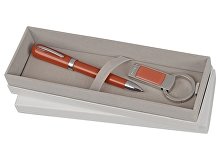 Подарочный набор: брелок с USB-флешкой на 4 Гб, ручка шариковая (арт. 67181)