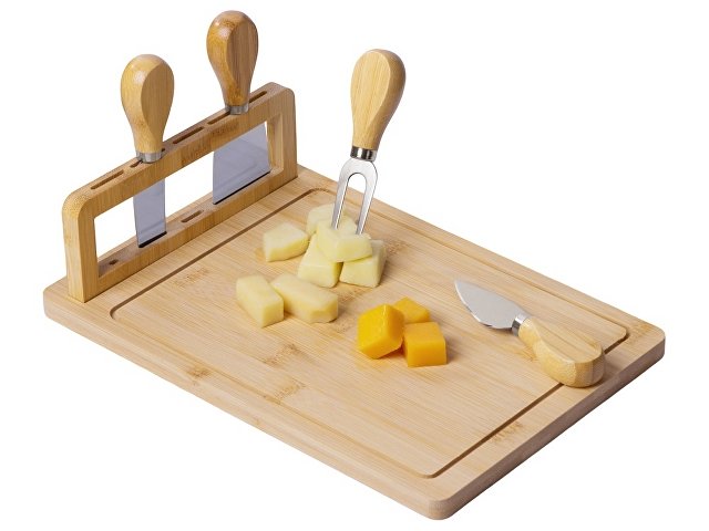 Набор для сыра из бамбука со съемной подставкой «Camembert» thumbnail