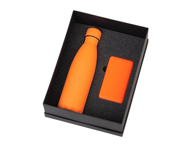 Подарочный набор «COLOR IT» с термобутылкой и повербанком