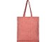 Эко-сумка Pheebs из переработанного хлопка, плотность 210 г/м², красный яркий