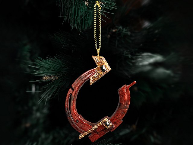 Елочная игрушка Подкова thumbnail