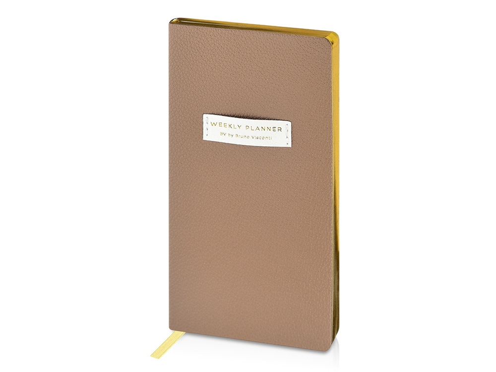 Еженедельник недатированный А6 «Total beige»