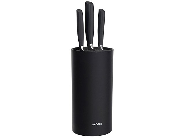 Набор из 3 кухонных ножей в универсальном блоке «UNA» thumbnail