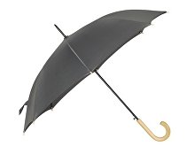 Зонт-трость «Okobrella» с деревянной ручкой и куполом из переработанного пластика (арт. 100005), фото 3