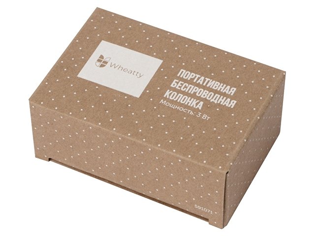 Портативная колонка «Wheatty» из пшеничной соломы thumbnail