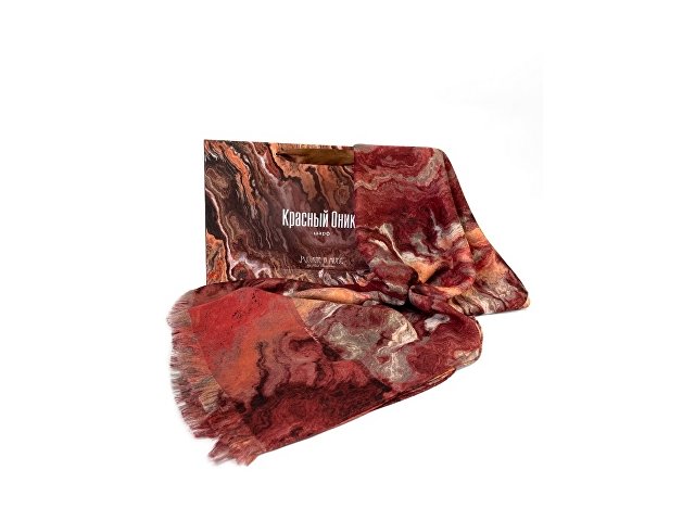 Мужской шарф «Красный Оникс» thumbnail