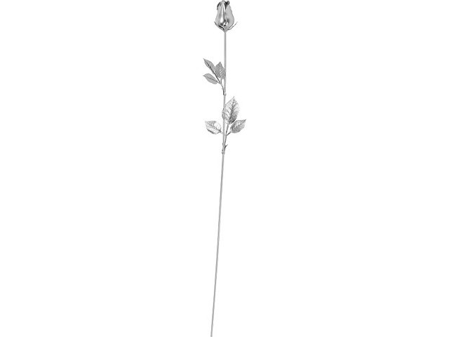 Роза с серебряным бутоном (арт. 50144)