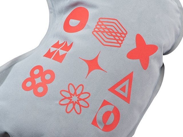 Подушка для путешествия с помпой «Push» с термотрансфером thumbnail