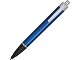 Ручка пластиковая шариковая «Glow», синий/серебристый/черный (Р)