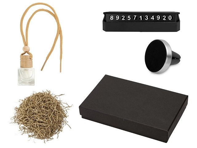 Подарочный набор с автовизиткой и магнитным держателем для телефона thumbnail