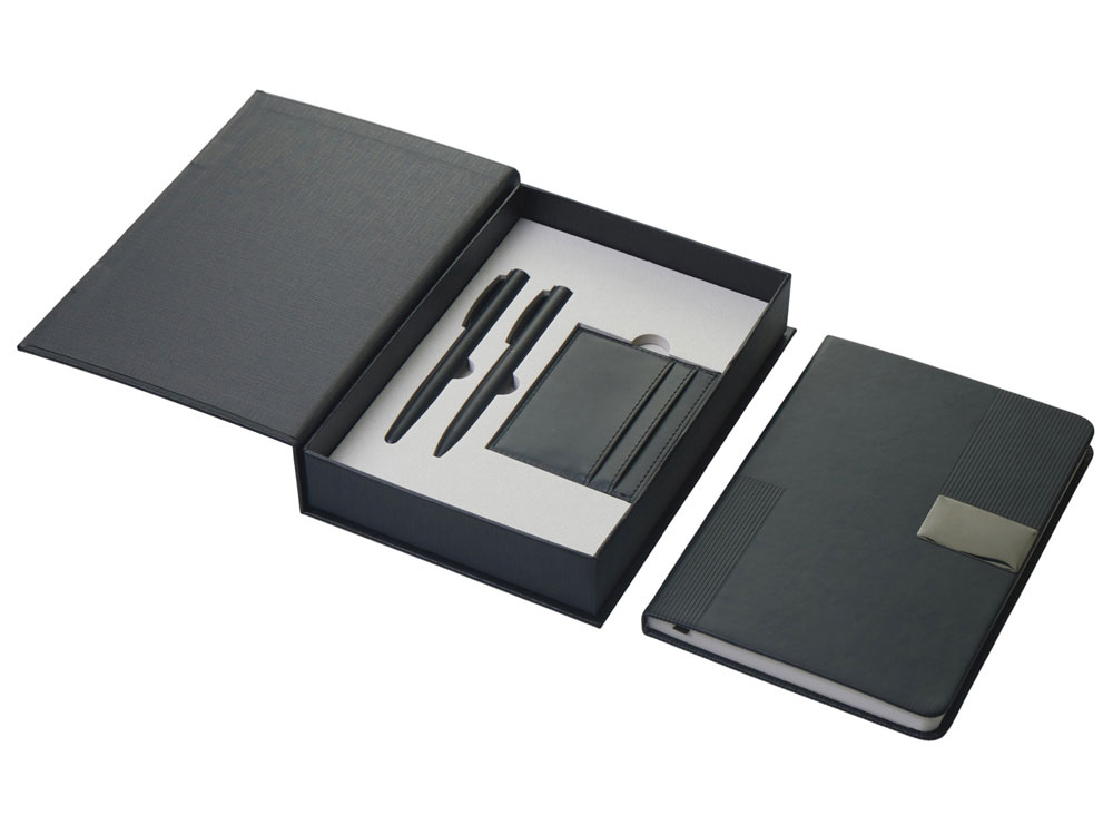 Подарочный набор «Goethe» с блокнотом А5, 2-мя ручками и картхолдером фото 5 Подарочный набор «Goethe» с блокнотом А5, 2-мя ручками и картхолдером фото 5