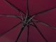 Зонт-полуавтомат Roof с куполом из переработанного пластика, бургунди 7421C