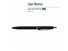 Ручка металлическая шариковая «San Remo», софт тач (арт. 20-0249.01), фото 2
