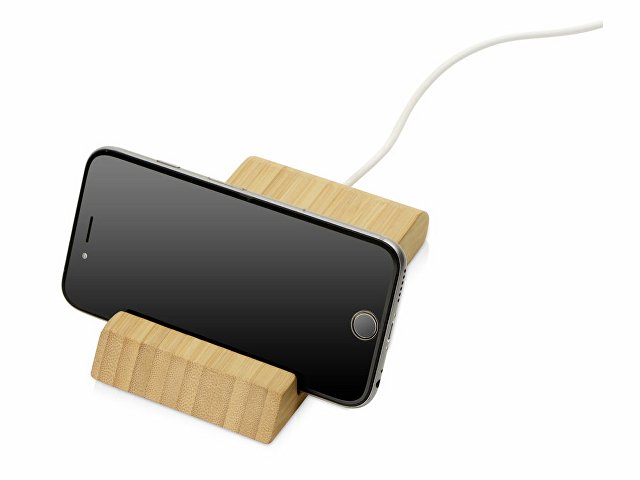 Беспроводное зарядное устройство из бамбука «Jetty», 10 Вт thumbnail