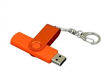 USB 2.0- флешка на 32 Гб с поворотным механизмом и дополнительным разъемом Micro USB (арт. 7031.32.08), фото 3