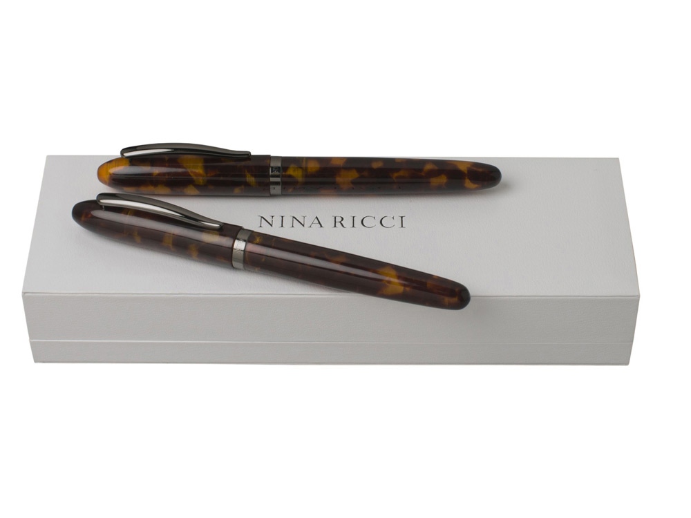 Подарочный набор Panache Ecaille: ручка перьевая, ручка роллер. Nina Ricci