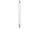 Ручка металлическая шариковая трехгранная «Riddle», белый/серебристый