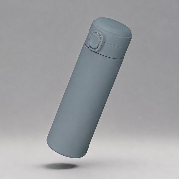 Вакуумная термокружка c кнопкой «Guard», soft-touch, 400 мл, тубус
