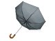 Зонт складной "Cary", полуавтоматический, 3 сложения, с чехлом, серый