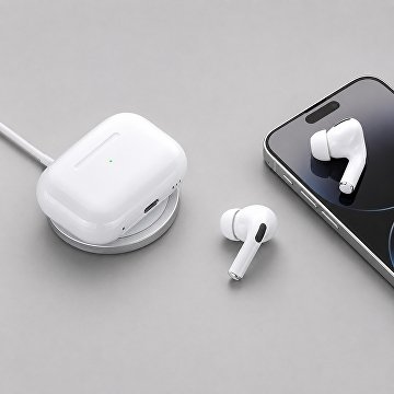 Беспроводные наушники с микрофоном Air Pro 2 , TWS, BT 5.3, 300 мАч, QI