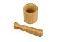 Ступка для специй бамбуковая