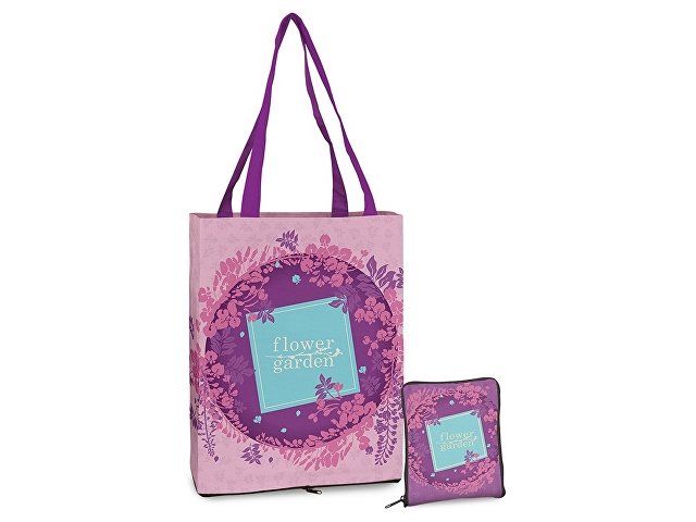 Складная сумка для шопинга с возможностью полноцветной печати thumbnail