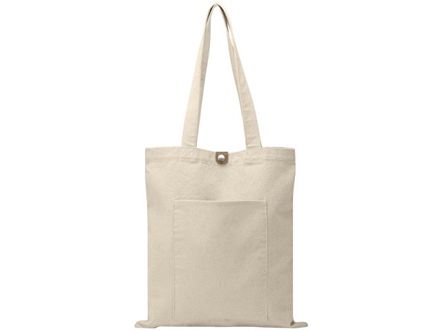 Cумка «Clip» из хлопка 340 г/м2 с застежкой из экокожи thumbnail