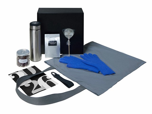 Подарочный набор «Re:Breathe» с перчатками, термосом и чаем thumbnail